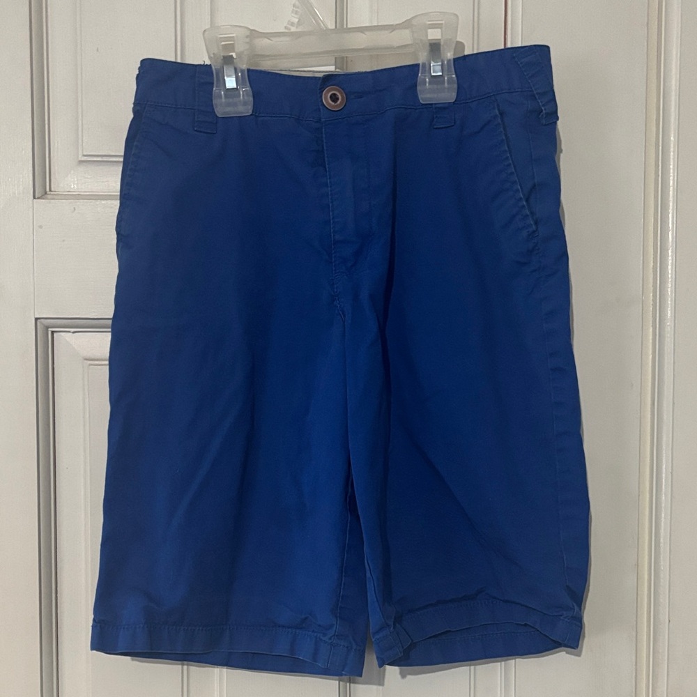 Ocean Current Royal Blue and Cream Shorts